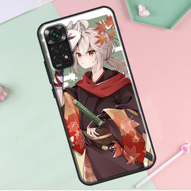 Genshin Impact Kaedehara Kazuha Etui na Redmi Note 12 Pro Plus Do Redmi Note 10 8 9 11 Pro 12S 11S 10S 9S 9C 10C 12C