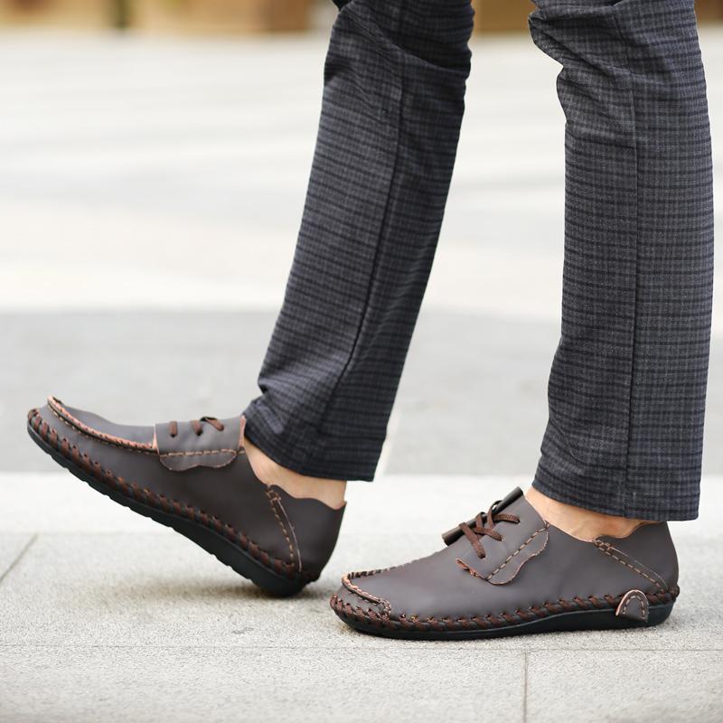 Pantofi de afaceri casual pentru bărbați Pantofi de rochie din piele naturală