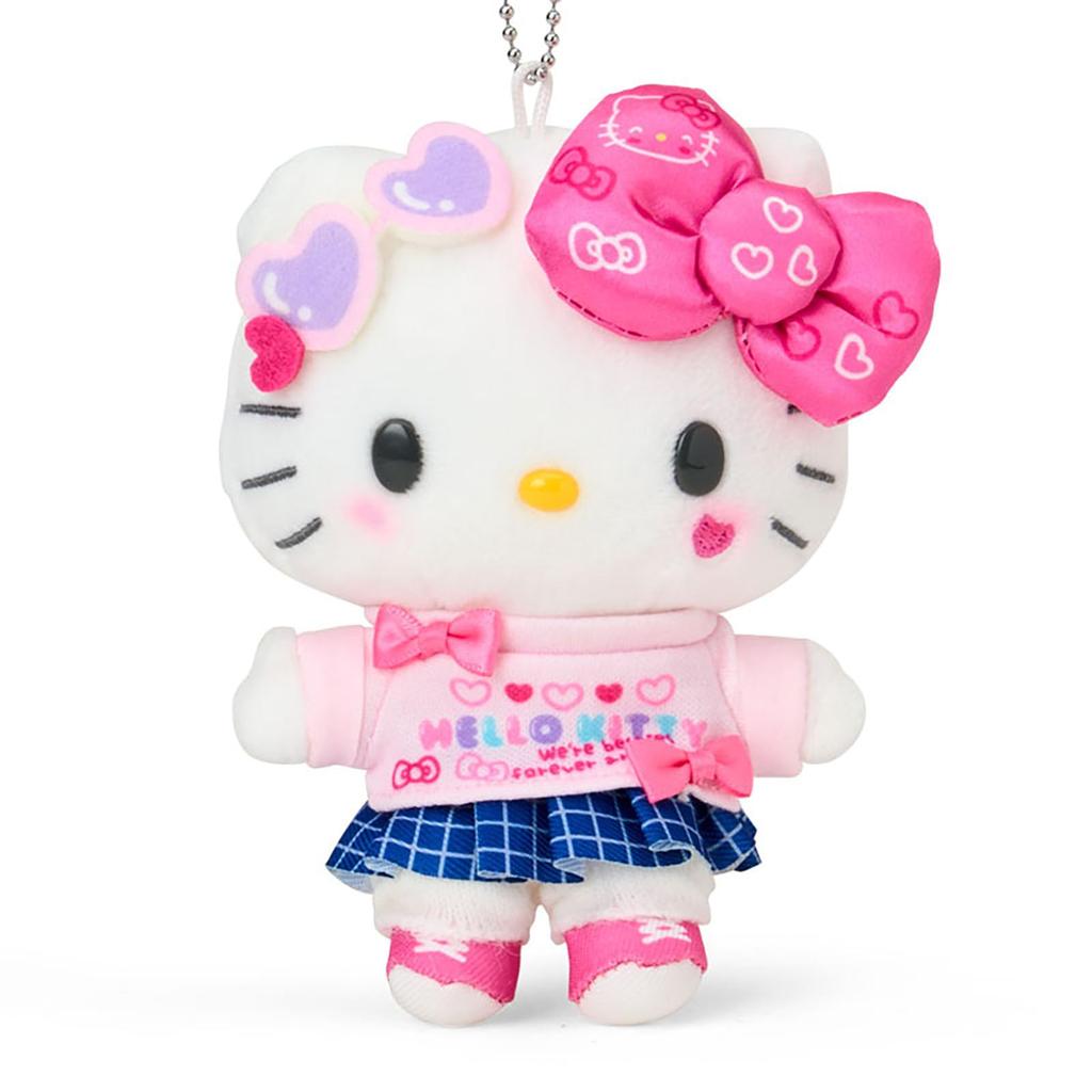 Sanrio Suporte para Mascote Hello Kitty Poliéster e Idades 6 e 609552 (SANRIO) (#SanrioGakuenKiramekiSai) Aço, Acima,