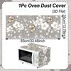 Microwave Oven Dust Cover Washable Oil Proof Waterproof Machine Protector Polyester Fabric Oven Dust Cover