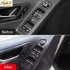 4PCS For VW Golf 6 MK6 GTI 2008-12 Door Armrest Window Lift Switch Cover Trim