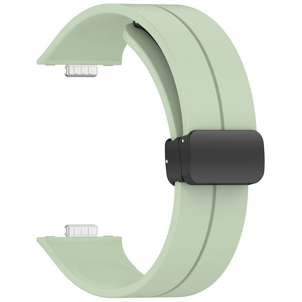 Silicone Strap Band Magnetic Folding Buckle Sports Watchband Women Men Watch Strap Replacement for Huawei Watch Fit 3