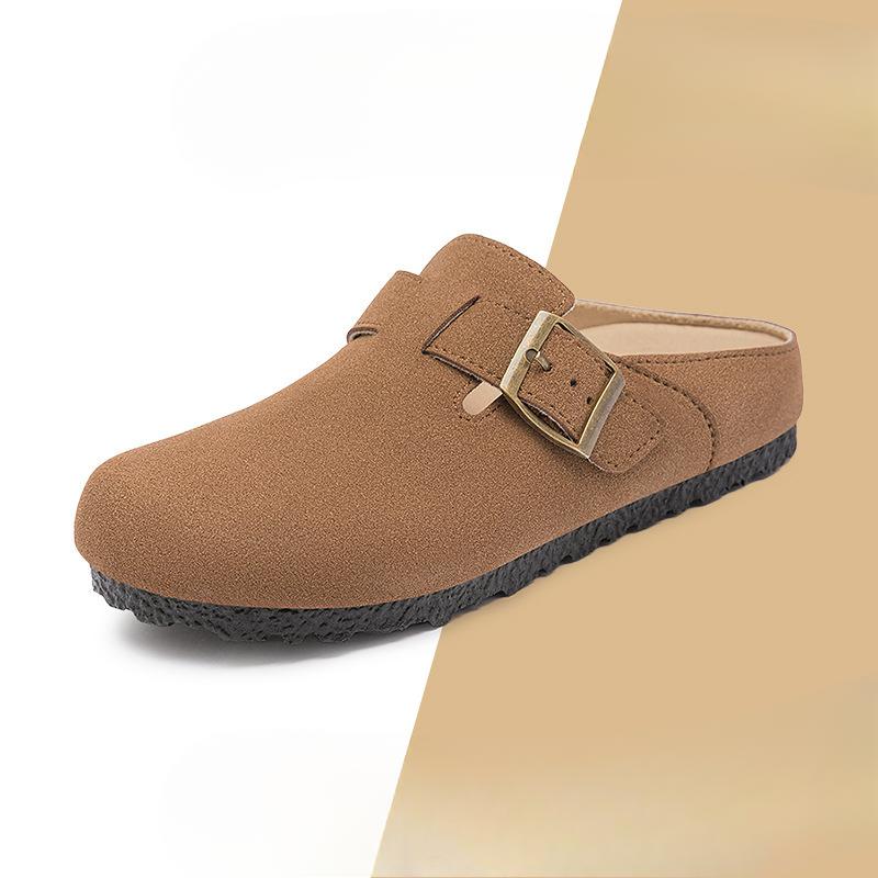 Thick-soled Shoes Retro Shoes Versatile Casual Shoes Closed-toe Women's Shoes Lazy Single Shoes