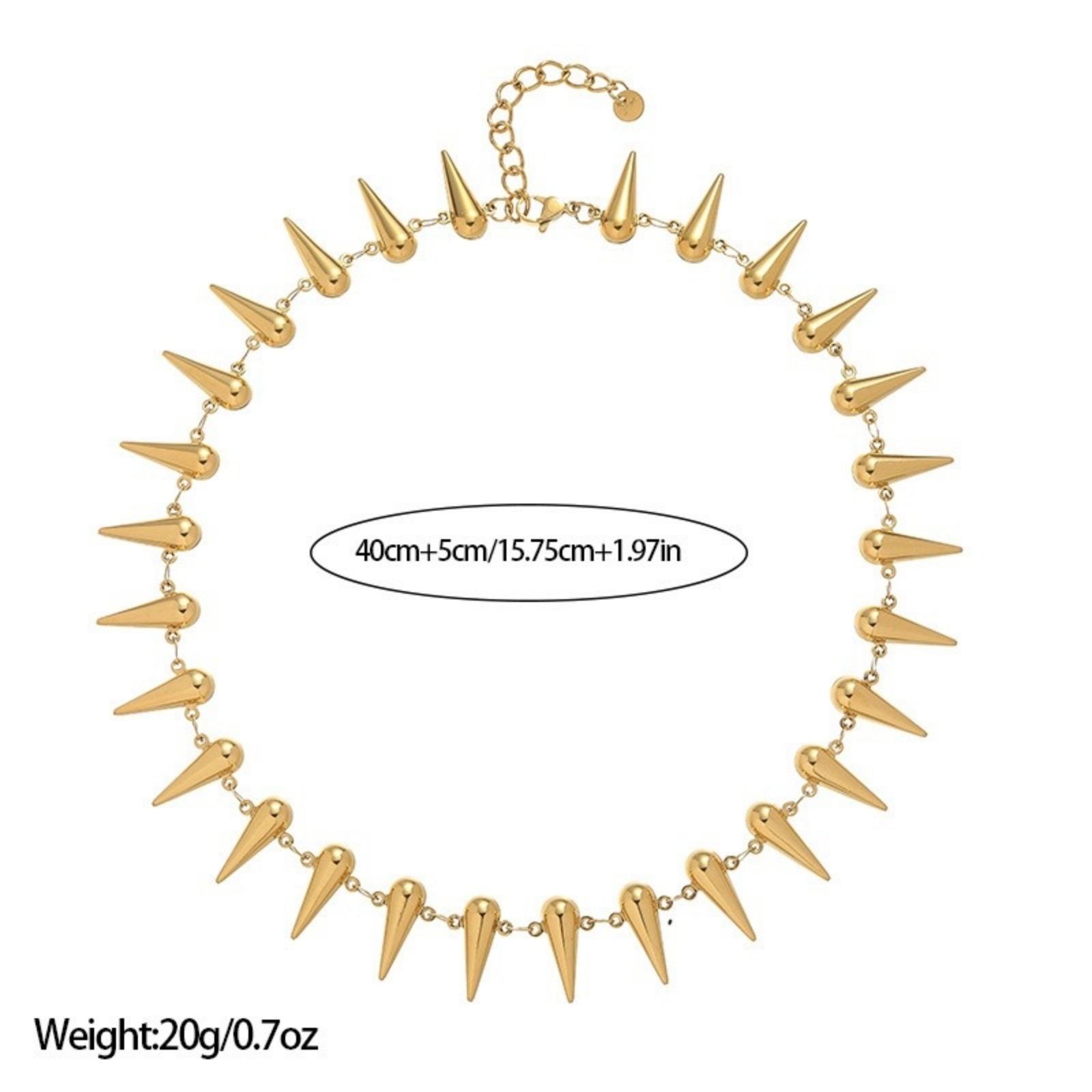 

1 Piece 18K Gold Plated Necklace 304 Stainless Steel Heart Shell Charms 40cm(15.7 ) + 5cm(2 ) For Women Stylish Exquisite Gift