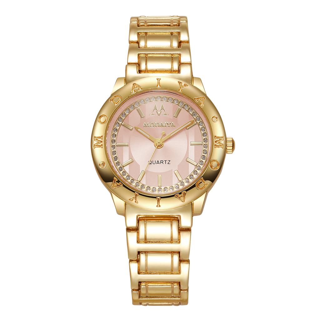 Luxury Rhinestone Women Watches Fashion Stainless Steel Strap Wristwatch For Ladies Clock Reloj Mujer