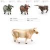 Realistic Pvc Texas Longhorn Bull And Vatuzi Cow Model For Collectors And Decor