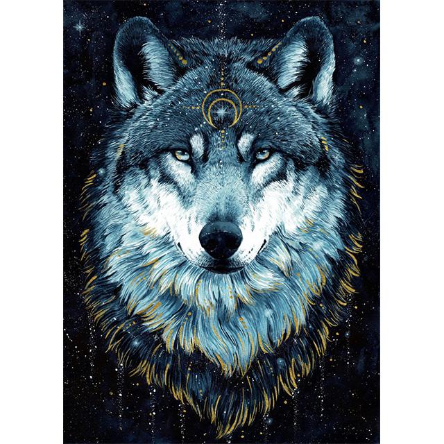 Animal Dark Beast Wolf Tiger Lion Bear Prints Poster Canvas Painting Modern Wall Art Pictures For Living Room Bedroom Home Decor