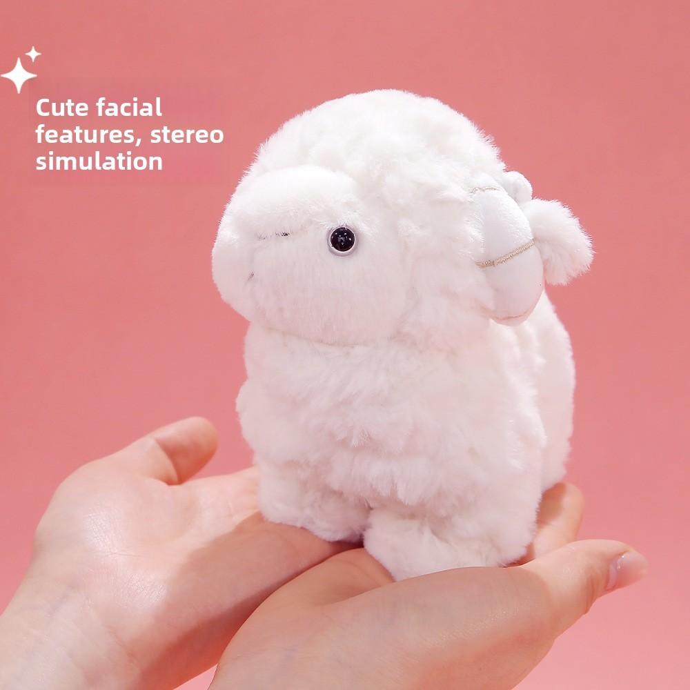 Plush Sheep Toy With Ultra Soft Short Pile For Kids Baby Gift And Decor