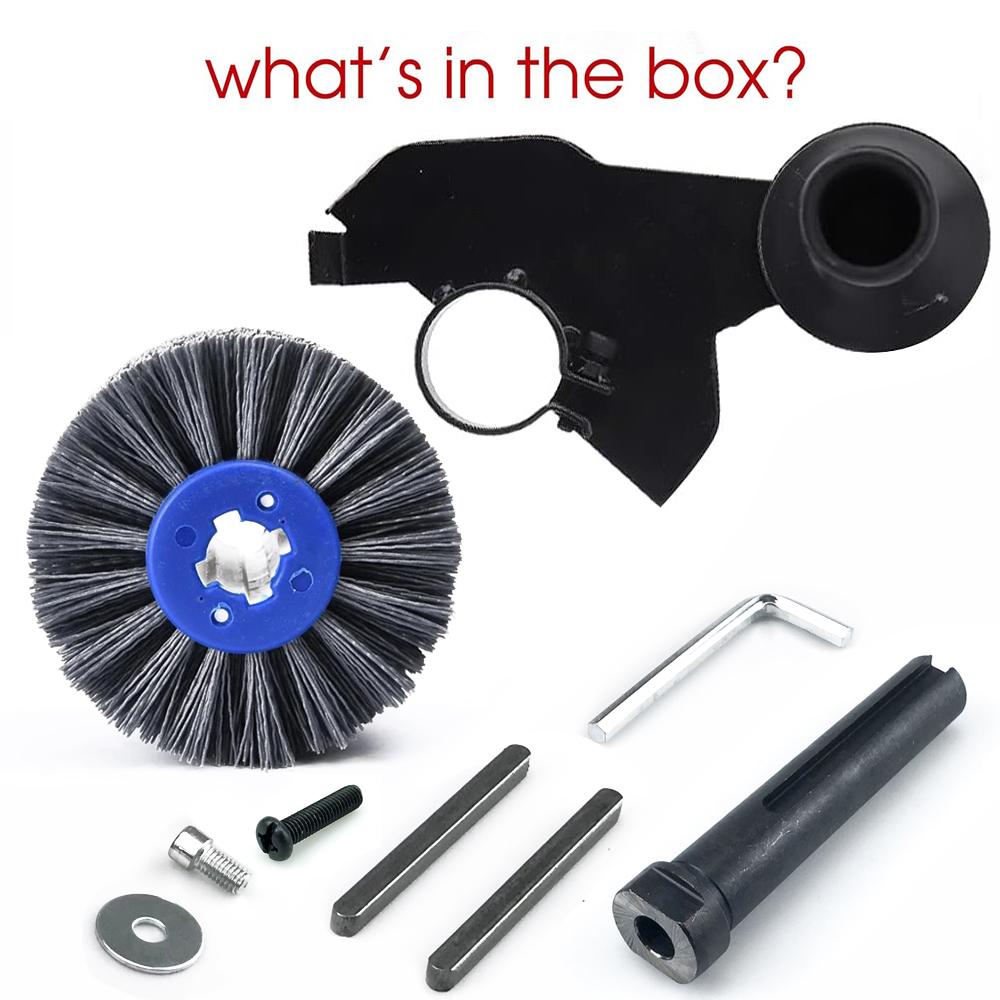 M10/M14 Multifunctional Electric Angle Grinder Burnishing Polishing Machine Accessories Nylon Abrasive Drum Polishing Wheel