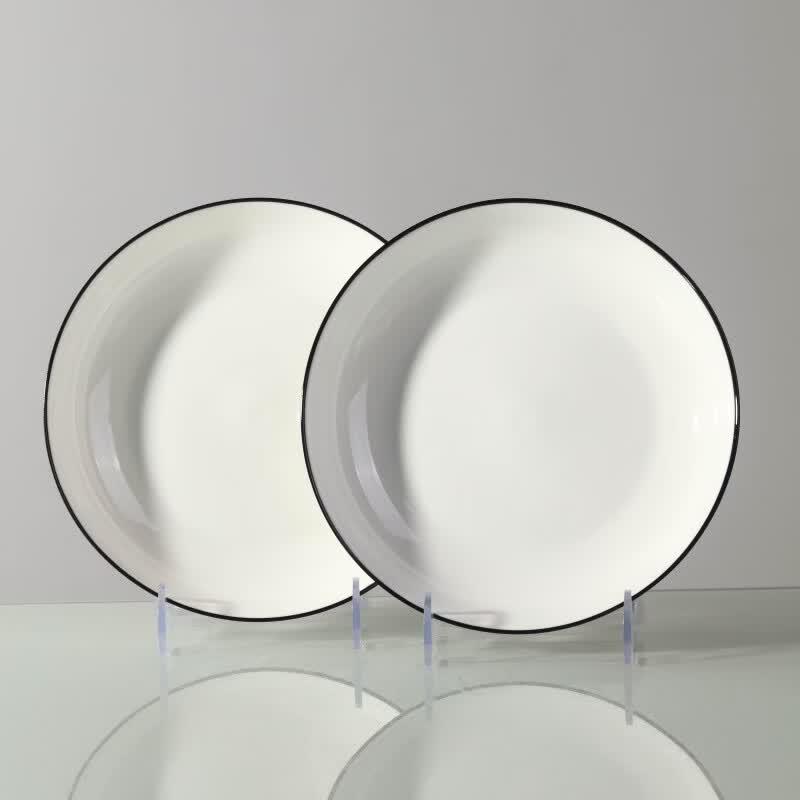 Haoya Jingdezhen Ceramic Underglaze Deep Plate Set