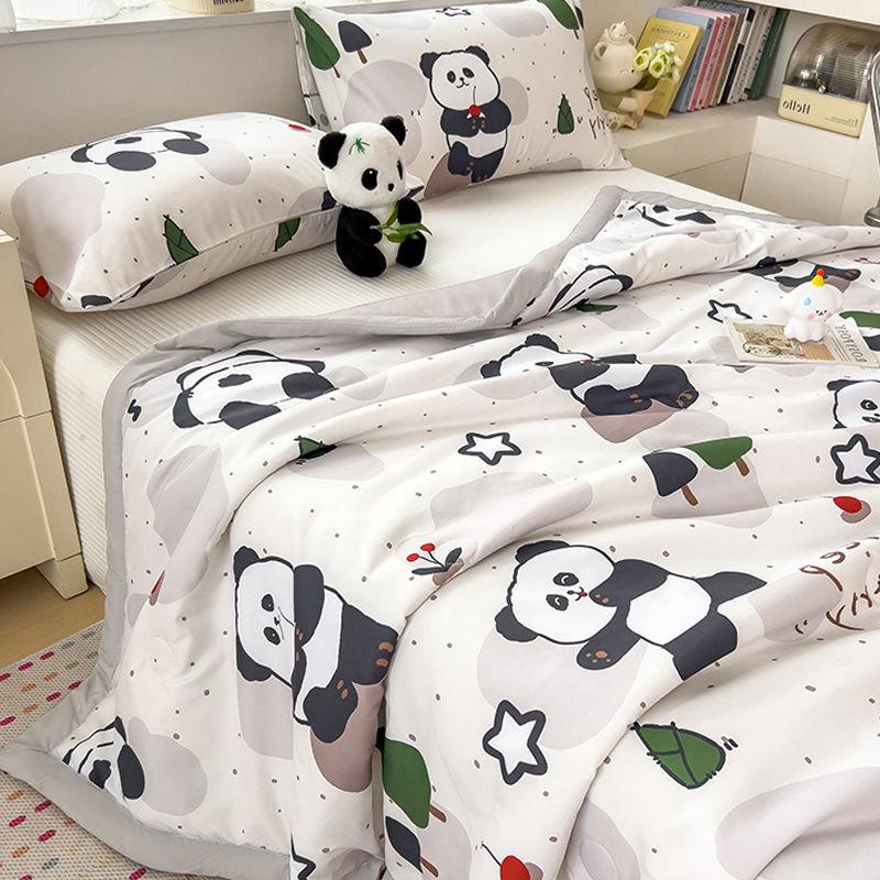 

Уход за кожей Полировка Летнее прохладное одеяло Студенческое общежитие Стирка водой Хлопок Летнее одеяло для одного человека Одеяло с кондиционером Летнее тонкое одеяло 150X200cm Thin Quilts