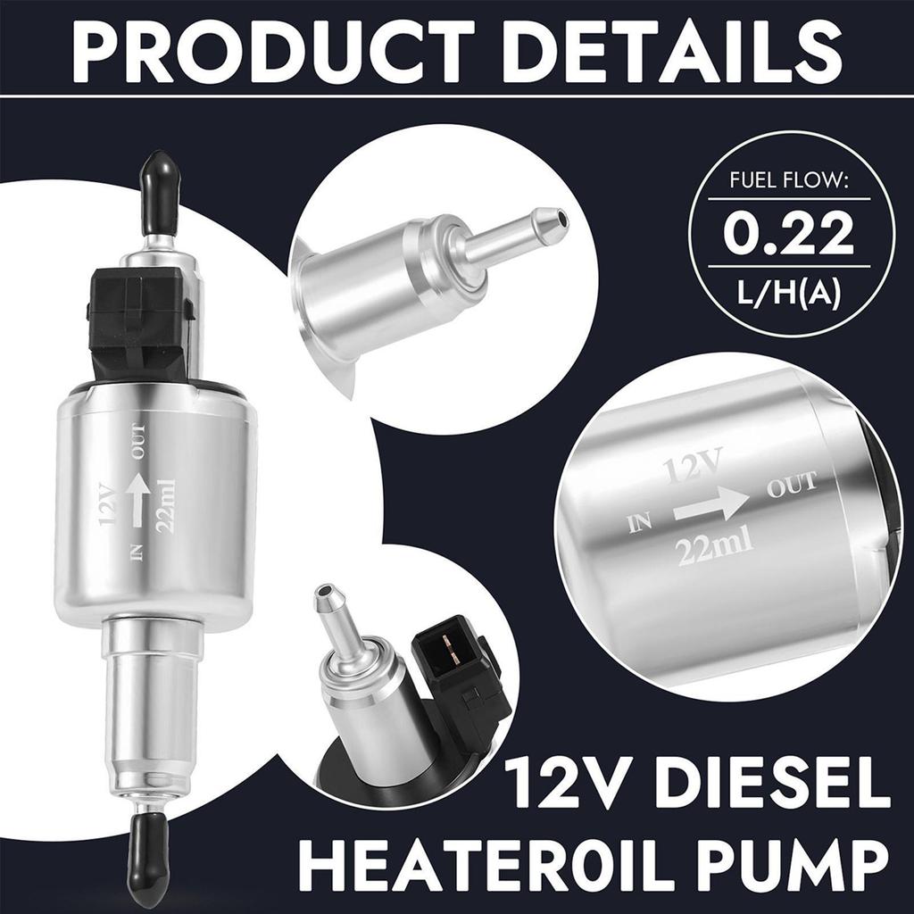 Car Heater Pump 12V Automotive Replacement Part Parking Heater Pulse Metering Pump For Truck Rv Vehicle Auto Engineering