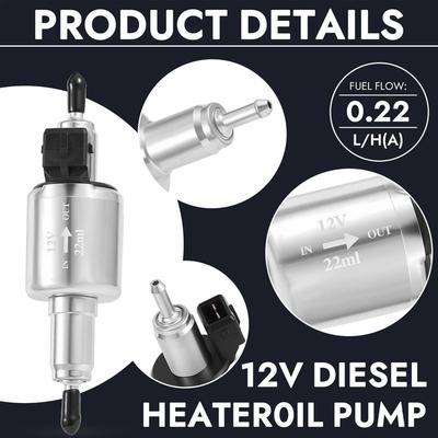 Car Pulse Metering Oil Pump 12V Automotive Replacement Part Parking Heater Pulse Metering Pump For Truck Rv Vehicle Auto