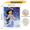 Disney Princess Jasmine Oil Paint Digital Painting Art Kit Handmade DIY Painting Kit Home Decor