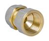 Pex-Al-Pex Chrome Connector 1/2*16 Girl - D1/2*16.Złdz