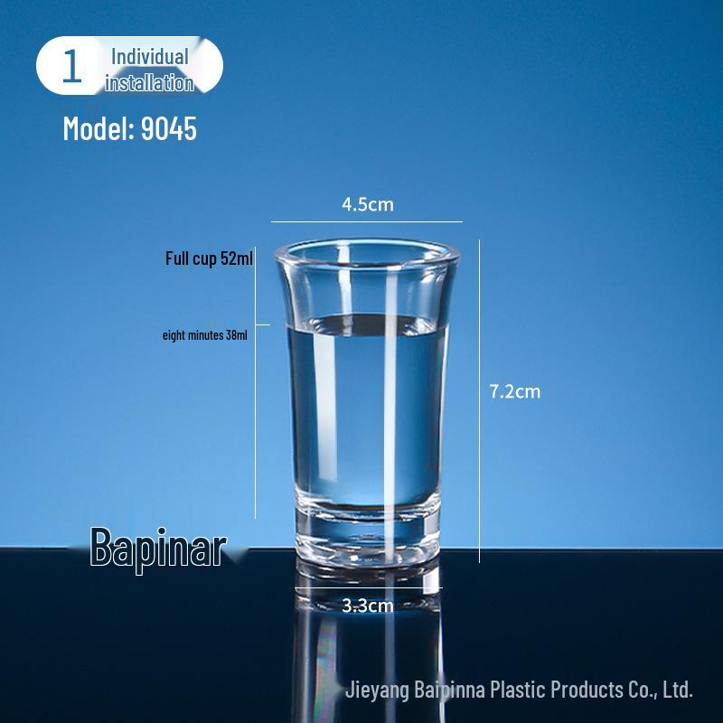 

Прозрачные акриловые рюмки для вонтонов KTV - Маленькие бокалы для белого вина и ликера