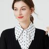 Perfect Match Polka Dots Shirt Detachable Collar For Women Lapel Blouse Tops Fake Collar Female Removable Lapel Flase Collar Accessory
