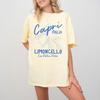 Capri Limoncello Comfort Colors Short Sleeve T-Shirt | Italian Cocktail Aperitivo Shirt | Trendy Boho Lemons Graphic Italy Tee, Gift for Her