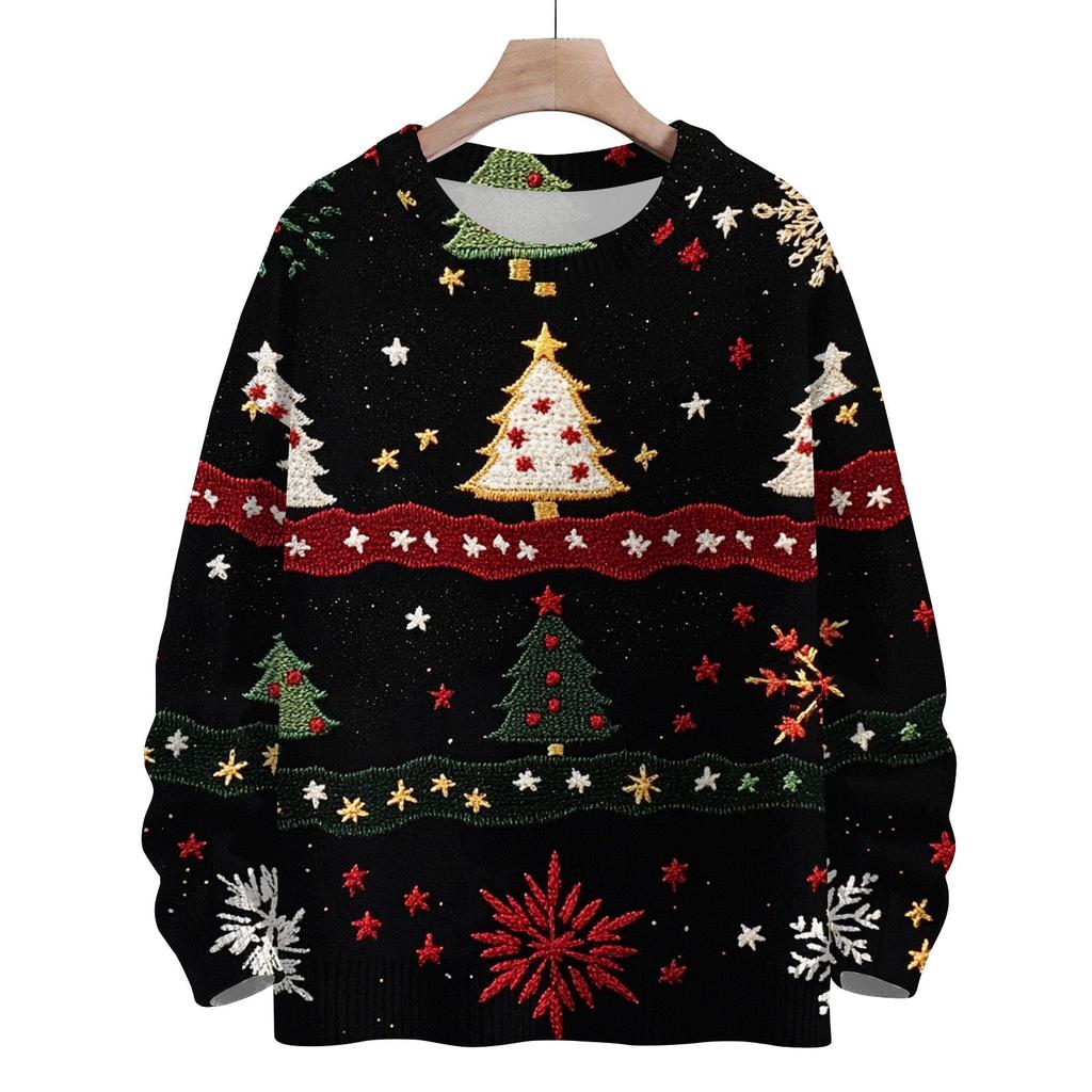 Christmas Sweatshirts For Children Boys And Girls Knit Sweater Cute Shirt Fall Crewneck Pullover Tops