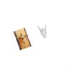 Simulated Tree Stump Wall Clock with Arabic Numerals And Silent Movement Lightweight Housewarming