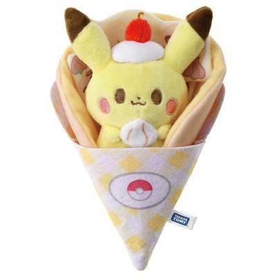 Pocket Monster Pokemon Poke Piece Kuru Kuru Crepe Plush Toy Pikachu