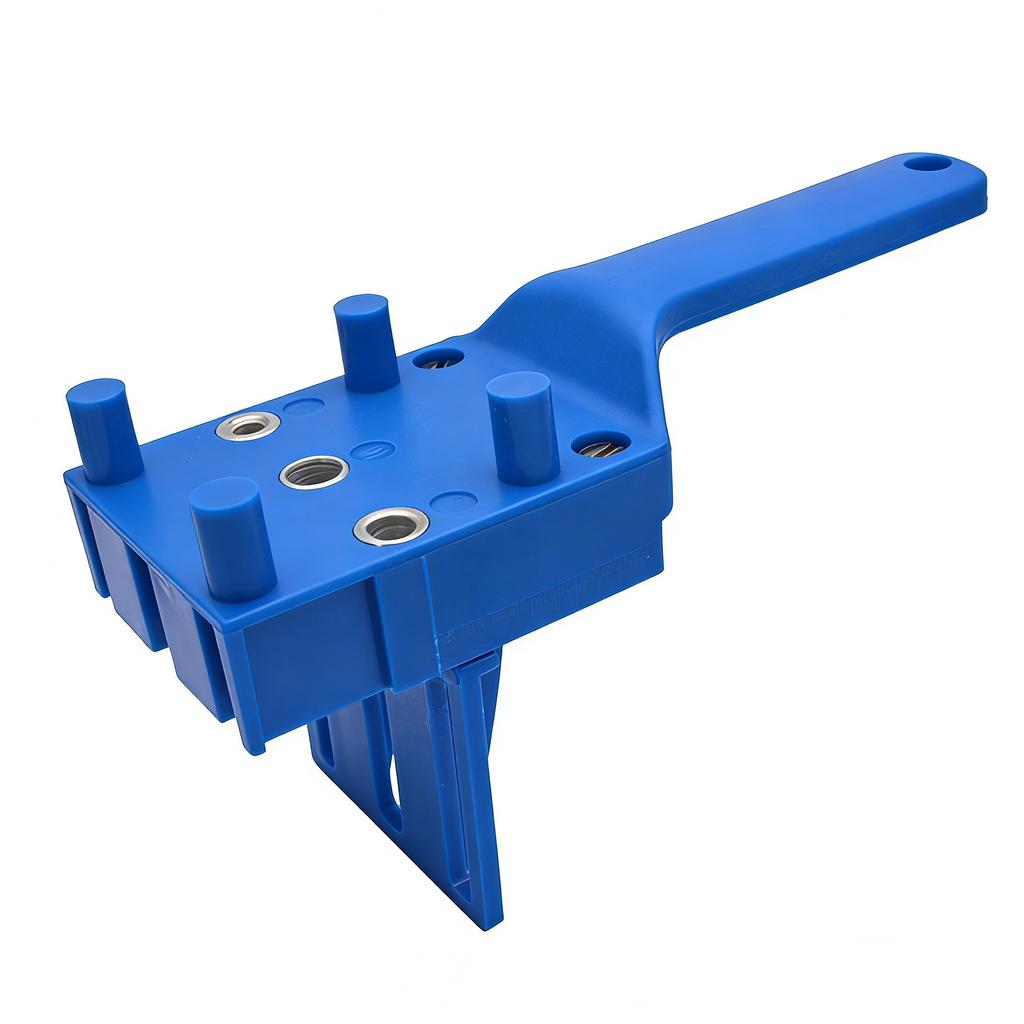 Woodworking Dowel Handheld Drill Guide and Hole Saw Tool 6/8/10mm Drill Bit For Carpentry Straight Hole Locator Clamp
