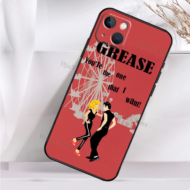 Pink Ladies Grease Movie Shockproof Phone Case For iPhone 12 13 Mini 11 14 Pro Max XS XR X 7 8 Plus SE 2020 Back Cover
