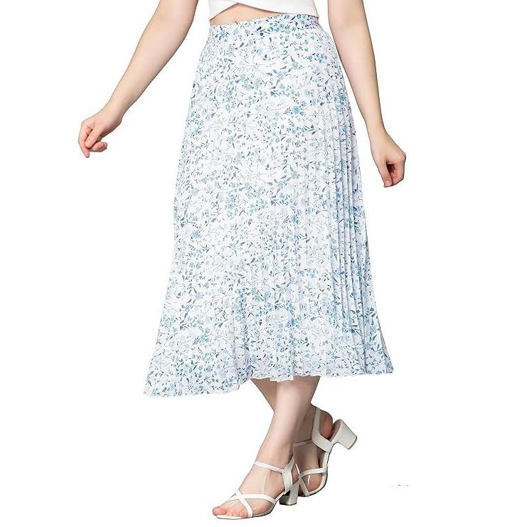 Indian Women's Casual Wear Skirt Desigenr Bollywood Ethnic Pleated Skirt Dress