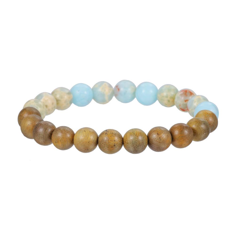 

JYL TS Bracelet Phoenix Stone Men s & Women s Style Brings Rebirth Luck ZJ11086 листкове персикового кольору