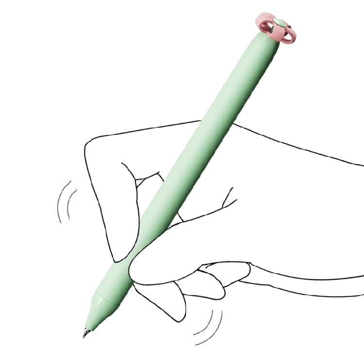 4Pcs Flower Retractable Gel Pen School Stationery Supplies for Women Student Writing Noting Journaling