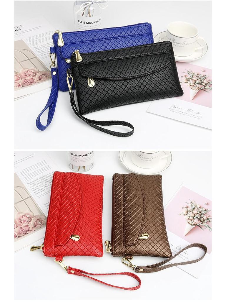 Korean Style Women's Clutch Handbag - Mini Cell Phone & Coin Purse