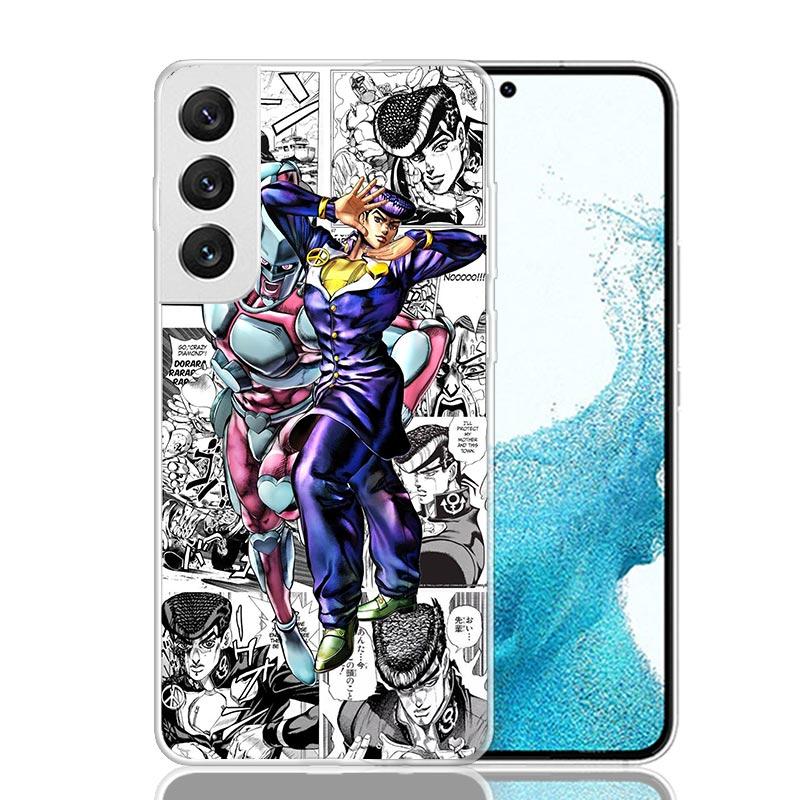 JoJo Adventure Higashikata Josuke Phone Case For Samsung Galaxy S26 S25 Edge S24 S23 FE S22 Ultra S21 Plus S20 + Fundas Cover Co