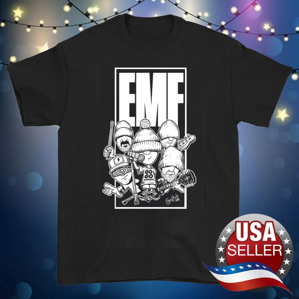 

EMF band black T-shirt short sleeve All sizes S to 345Xl 1F1825 Unisex T-Shirt L
