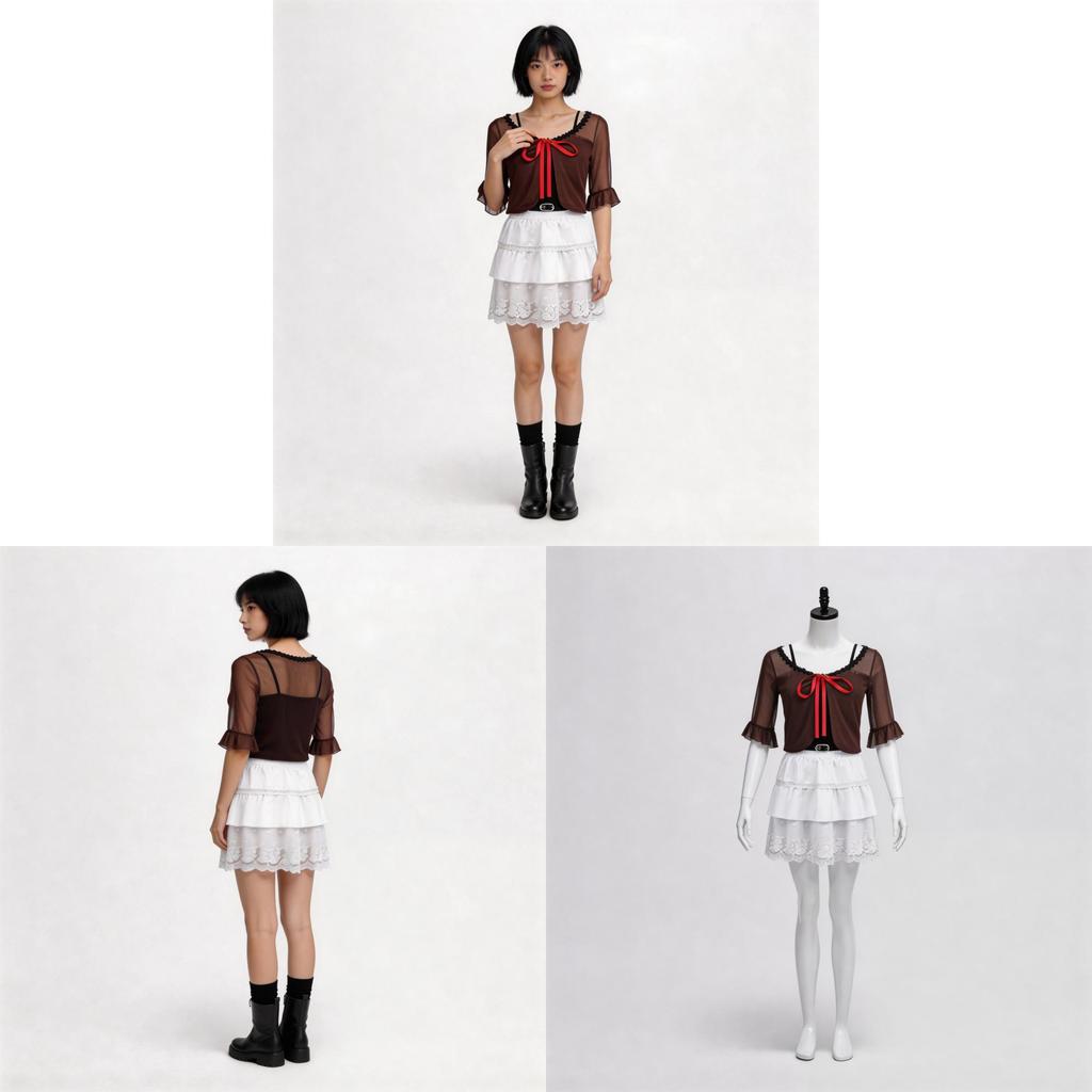 Zero Amakura Mio Cosplay Costume For Game Anime Role Play With Polyester Fabric For Halloween Events