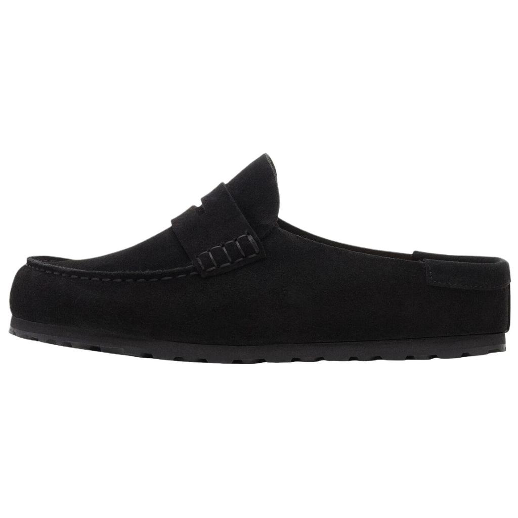 Birkenstock Naples Rubber Sole No Special Function Closed Toe Slippers Unisex Black Narrow 1030813