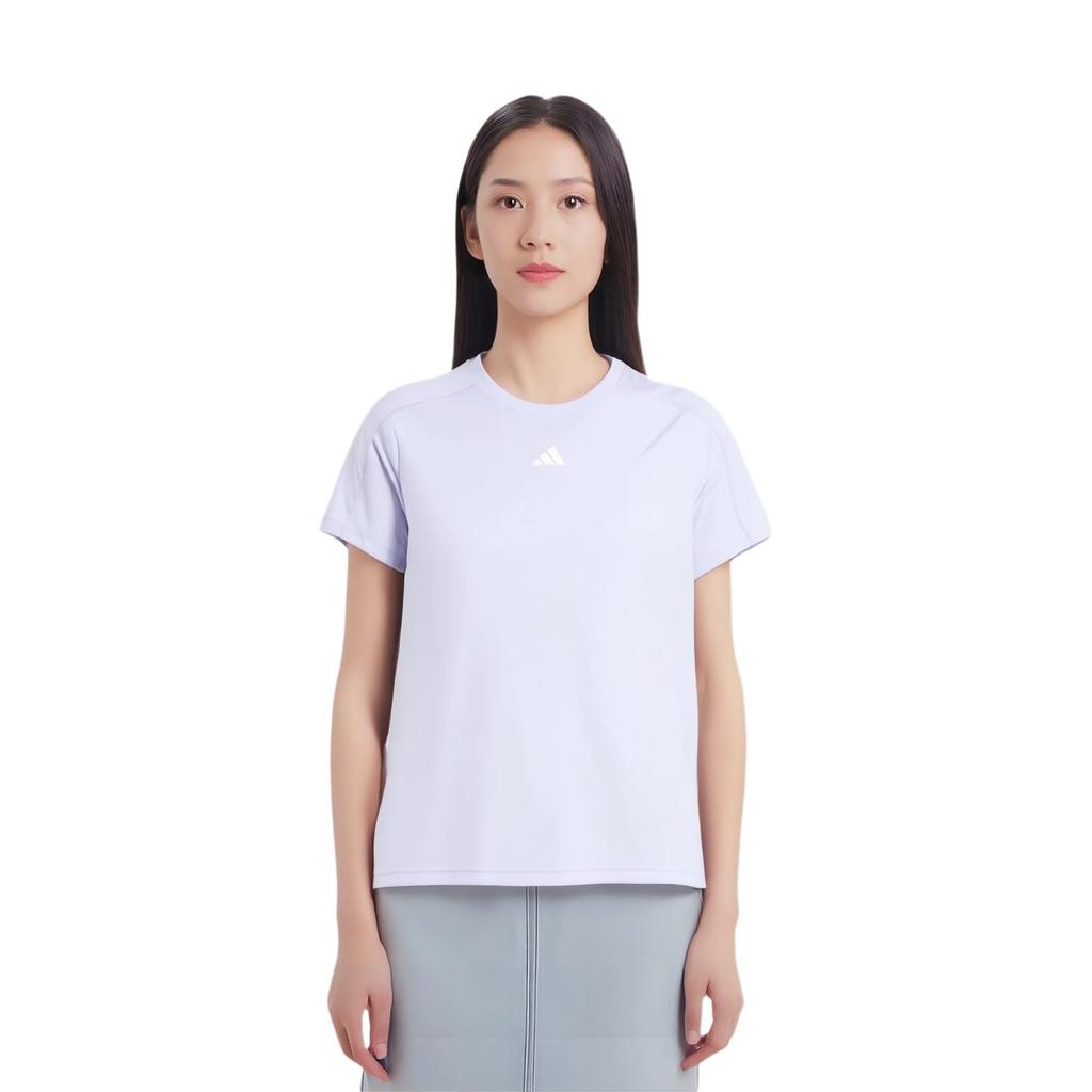 adidas Clothing T Shirts Women's White Crew Neck JC9532