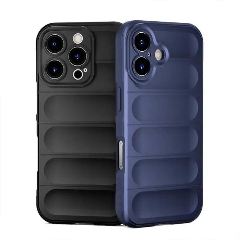 Shockproof Matte Armor Case For Apple iphone 16 15 14 13 12 11 17 Pro Max Plus Air Skidproof Non-slip Silicone Protective Cover