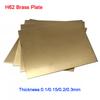 H62 Brass Plate Thickness 0.1mm 0.15mm 0.2mm 0.3mm Pure Copper Sheet DIY Laser Cutting CNC Frame Model Mould 10x10 15x15 20x20mm