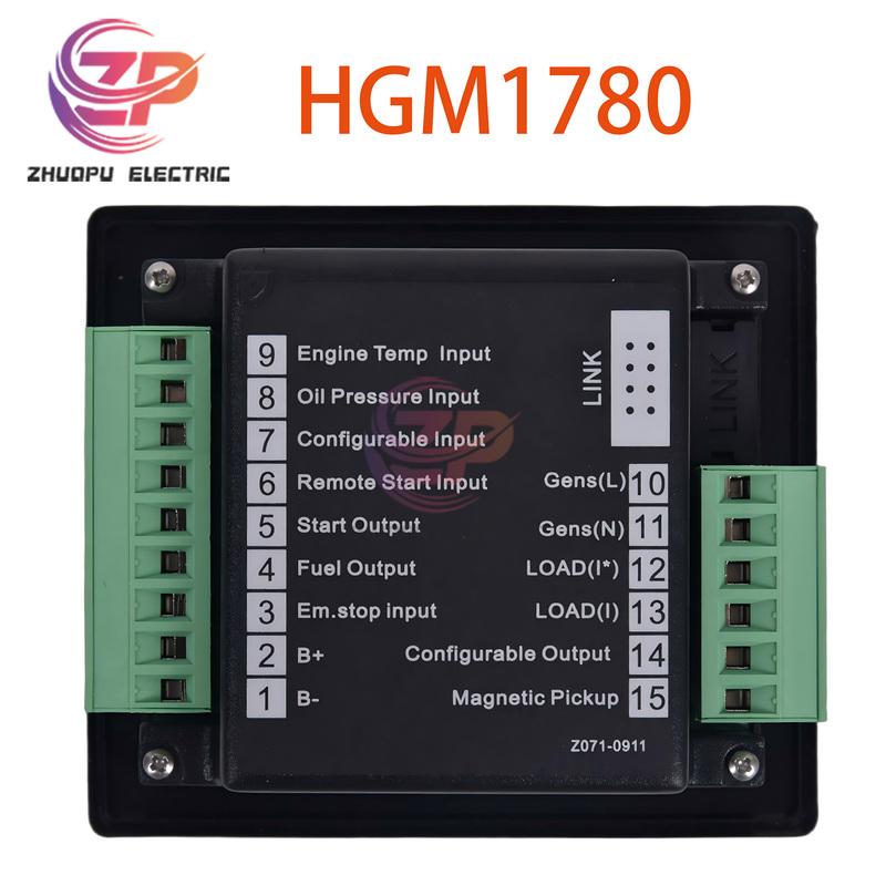 SmartGen HGM1790N HGM1780 Generator Controller Auto Start 4-Protection For Brushless Diesel Genset Spare Parts