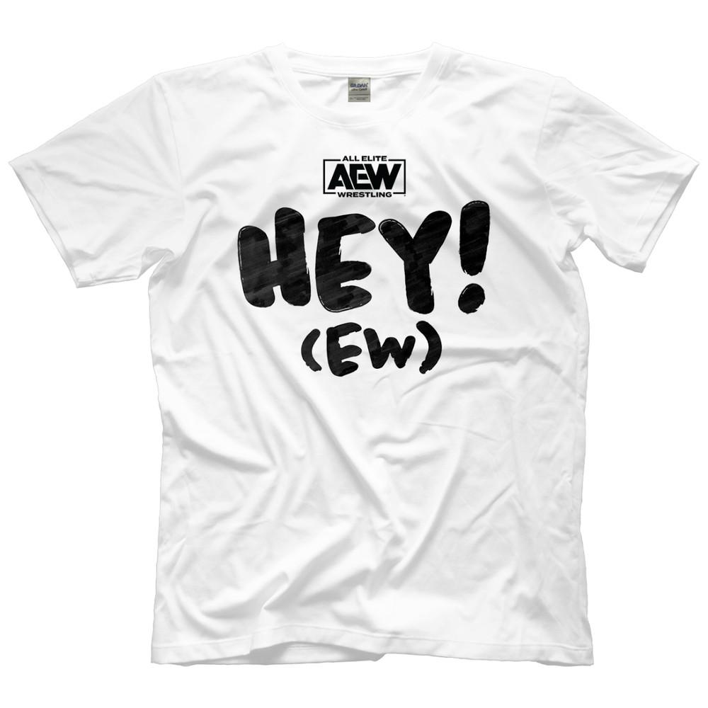 

RJ City Hey EW ON WHITE AEW Official TShirt Unisex T-Shirt XXL