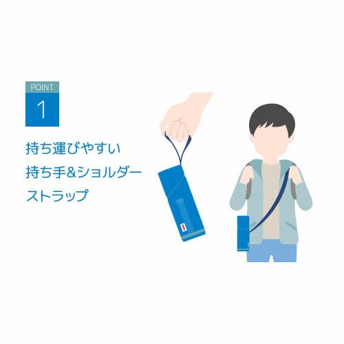 Thermos My Bottle Pouch with Strap, Blue, Fits 350-400ml, APG-350 BL