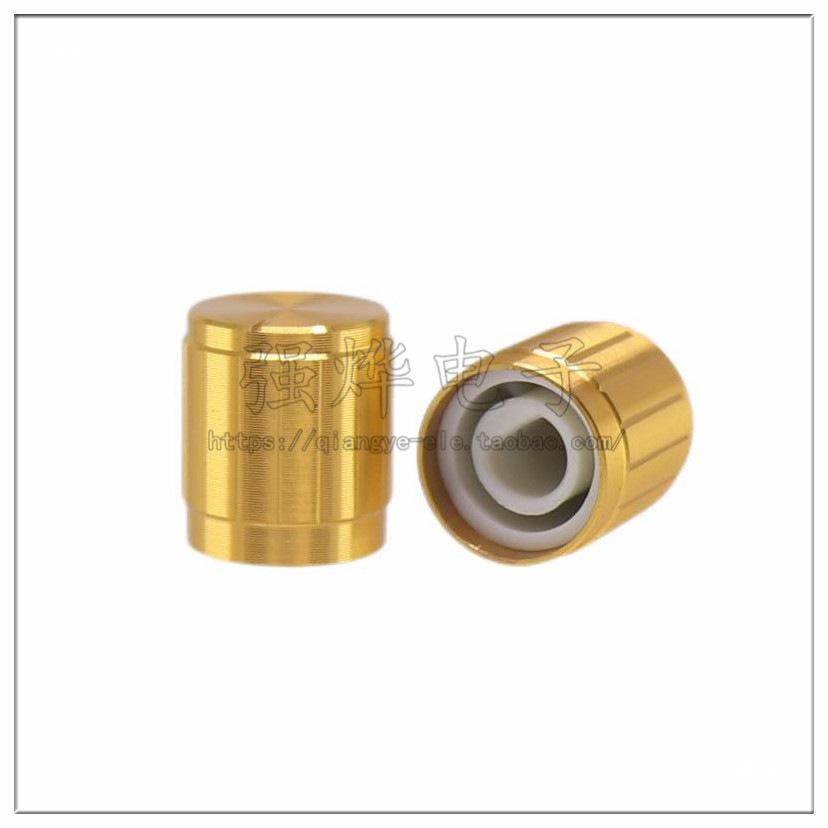 Aluminum Alloy D-Shaft Potentiometer Knob 15x17mm Volume Control