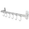 Wall Mounted Storage Shelves Pot Lid Rack Utensil Hanger Hook Kitchen Gadgets AccessoriesDual Rods