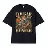 Cougar Hunter Funny Hunting Meme Tshirt Men Women Clothing Fashion Summer Tee Shirt Cotton Oversized Short Sleeve T Shirts Tops
