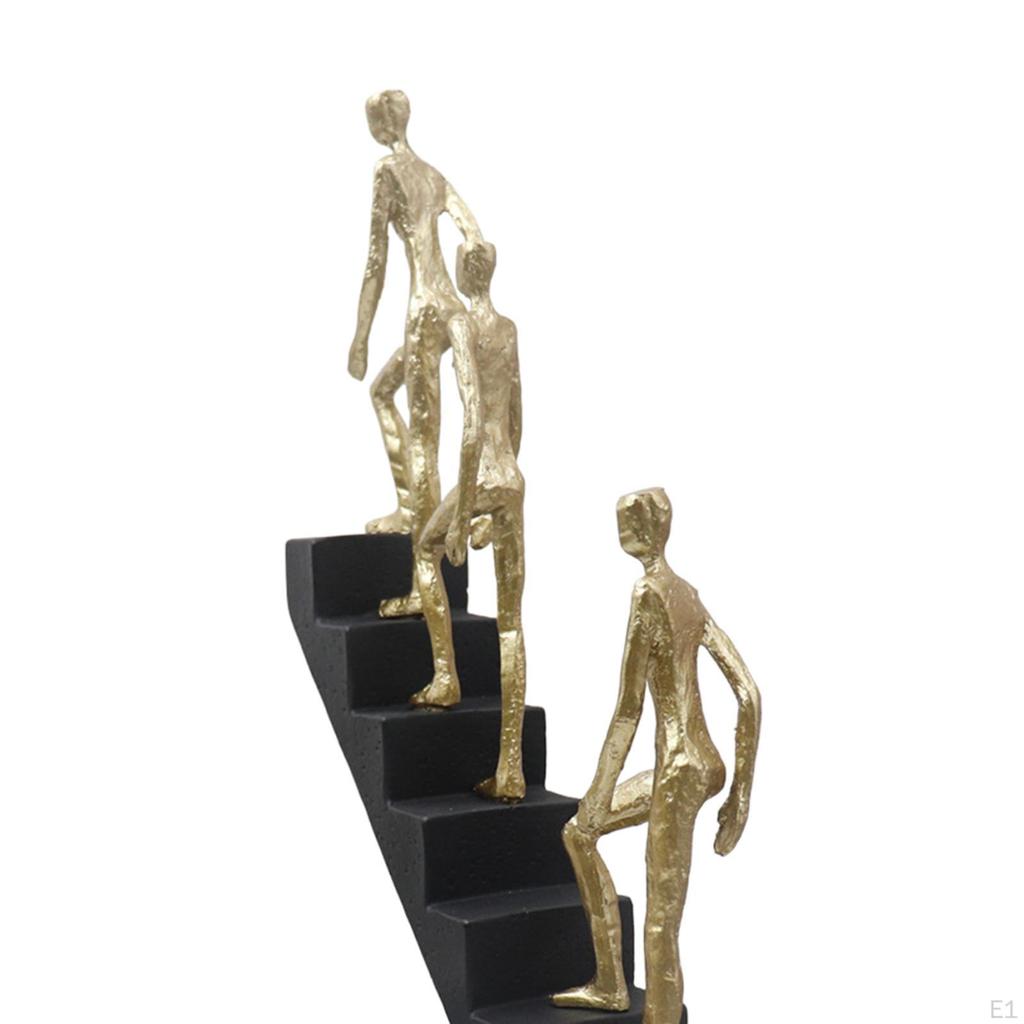 Climbing Ladder Statue Sculpture Collection Statuette Stairs Figurine Thinker