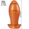 Soft Liquid Silicone Huge Anal Plug Egg Big Anal Dilator Adult Sex Toy for Women Men Big Butt Plug Egg Anal Training Expansion SM Sex Anal Masturbator