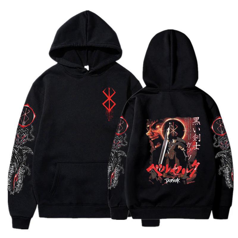 Stylish Anime Graphic Hoodies for Men Hoodies