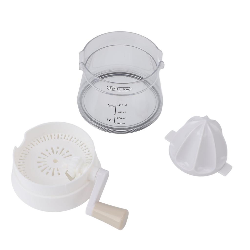 Zitruspresse Manuell Handlich Kompakt Tragbar Entsafter Haushalt Rotierende Presse für Zitrone Orange