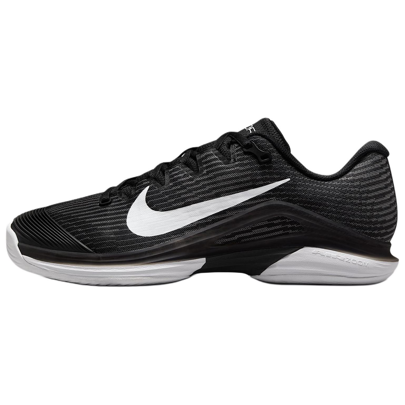 

Новые женские кроссовки Nike Court Air Zoom Vapor 12 Hc Черный Темно-дымчато-серый Белый FV5554-001 38