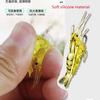 10pcs 4cm Goture Shrimp Lures, Soft Shrimp Fishing Lures For Freshwater Saltwater, Luminous Shrimp Bait Set With Sharp Hook